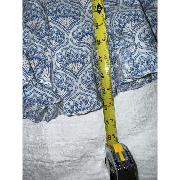 Erica Wilson Nantucket Fan Flare Prairie Boho Maiden Cottagecore Babydoll Sz XS - Picture 13 of 16